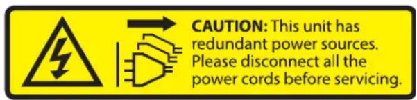 Supermicro SuperServer SYS-620BT-DNTR - Power Disconnection Warning - 2