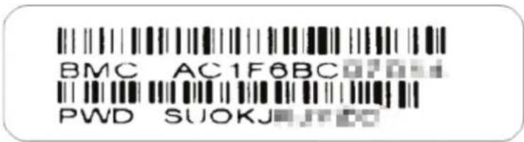 Supermicro SuperServer SYS-620BT-DNTR - BMC ADMIN User Password - 1