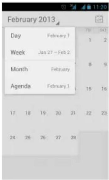 GSmart Rio R1 - Calendar - 2