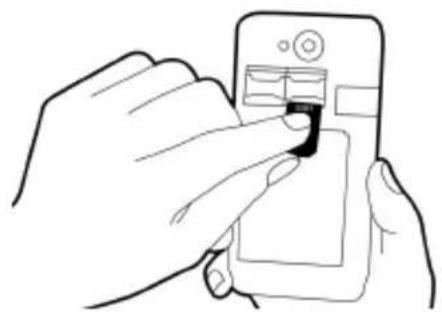 GSmart Rio R1 - To install the SIM card - 1