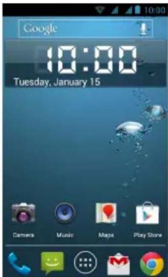 GSmart Rio R1 - The Home Screen - 1