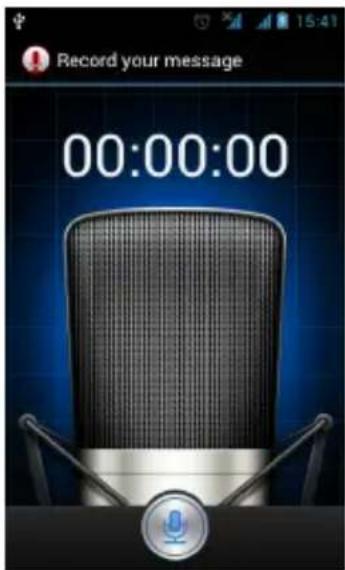 GSmart Rio R1 - To Record a voice note - 1