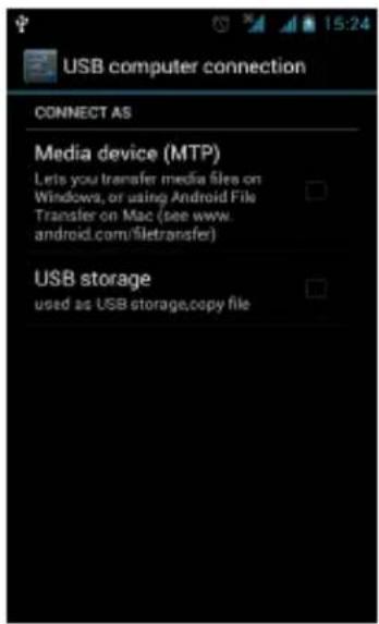 GSmart Rio R1 - Connecting your phone to a computer - 1