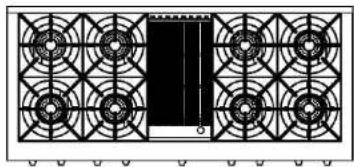Capital CGRT366-L - CAUTION: Proper equipment and adequate manpower must be used in moving the range to avoid damage to the unit or the floor. The unit is heavy and rests on stainless steel legs. - 16