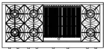 Capital CGRT366-L - CAUTION: Proper equipment and adequate manpower must be used in moving the range to avoid damage to the unit or the floor. The unit is heavy and rests on stainless steel legs. - 19