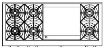 Capital CGRT366-L - CAUTION: Proper equipment and adequate manpower must be used in moving the range to avoid damage to the unit or the floor. The unit is heavy and rests on stainless steel legs. - 15
