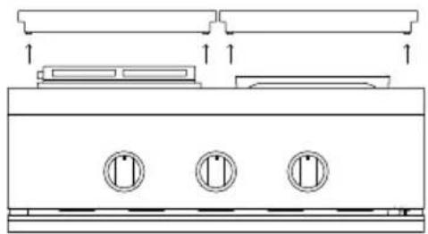 Fisher & Paykel GDSBE1-302-N - Seasoning the griddle - 1