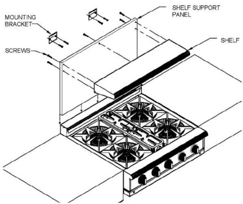 Capital COB484GG-N - BACKGUARD MOUNTING (WALL MOUNT LOW BACK): - 1
