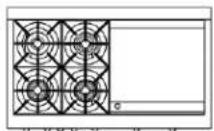 Capital COB484GG-N - COB / CSB DUAL FUEL RANGE MODELS - 13