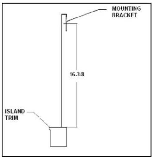 Capital COB484GG-L - BACKGUARD MOUNTING (WALL MOUNT LOW BACK): - 2