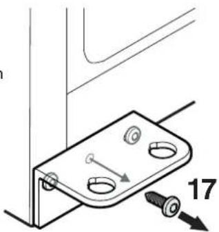 LIEBHERR GKvesf 4145 Pro - Adjusting the lateral tilt of the door - 1