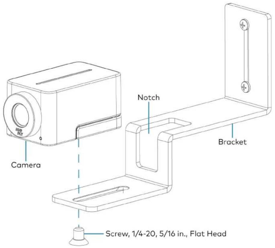 Crestron UC-MM30-Z - Attach the Camera - 1