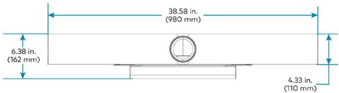Crestron UC-MM30-Z - Crestron Videobar 70 Specifications - 2