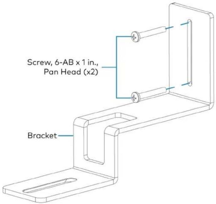Crestron UC-MM30-Z - Secure the Bracket - 1