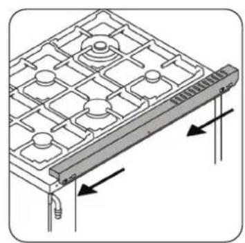 BERTAZZONI HER486BTFEPAVT - INSTALLING BACKGUARD (OPTIONAL) - 5