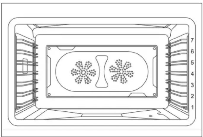 BERTAZZONI HER486BTFEPAVT - SHELVES POSITIONS - 1