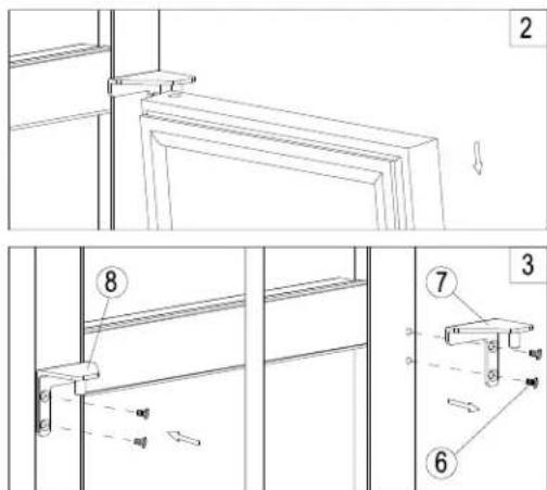 Summit SCR615TDCSS - Reversing the Lower Door Swing of your Appliance - 2