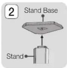 SAMSUNG HT-J7756W - Installing the Speakers on the Tallboy Stands - 2