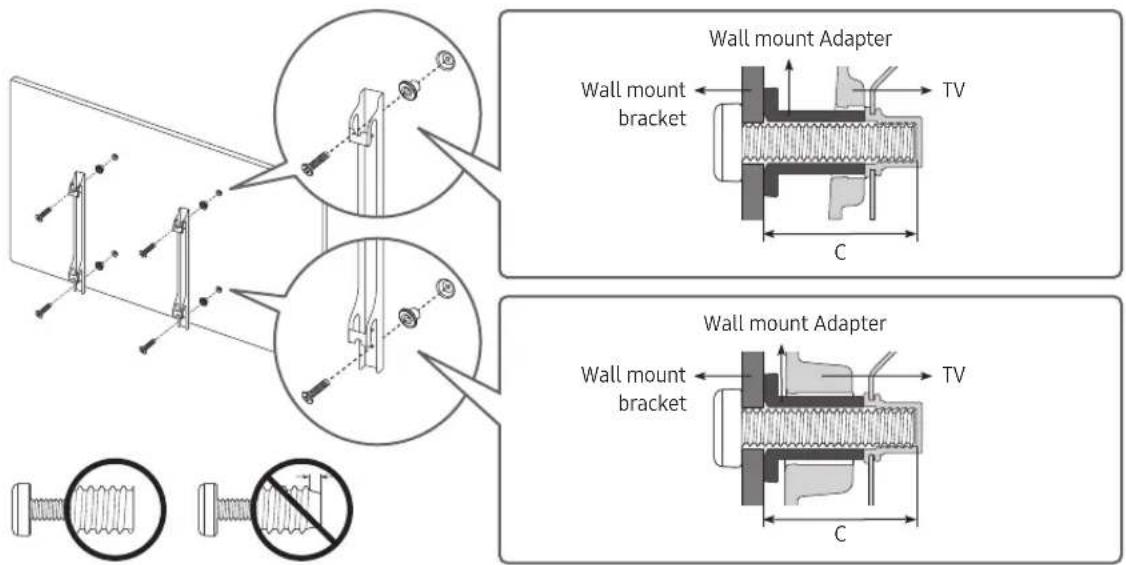 Wall mount Adapter Wall mount bracket TV C Wall mount Adapter Wall mount bracket TV C