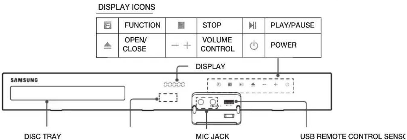 SAMSUNG HT-J5556K - Front Panel - 1