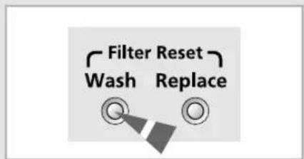 Filter Reset Wash Replace