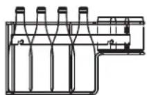 XO XOU2470WGB - BEVERAGE CENTER SHELVES AND BINS - 1