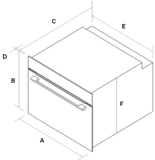 OMEGA OBOC6011M - Fitting the Oven Into the Kitchen Unit - 1