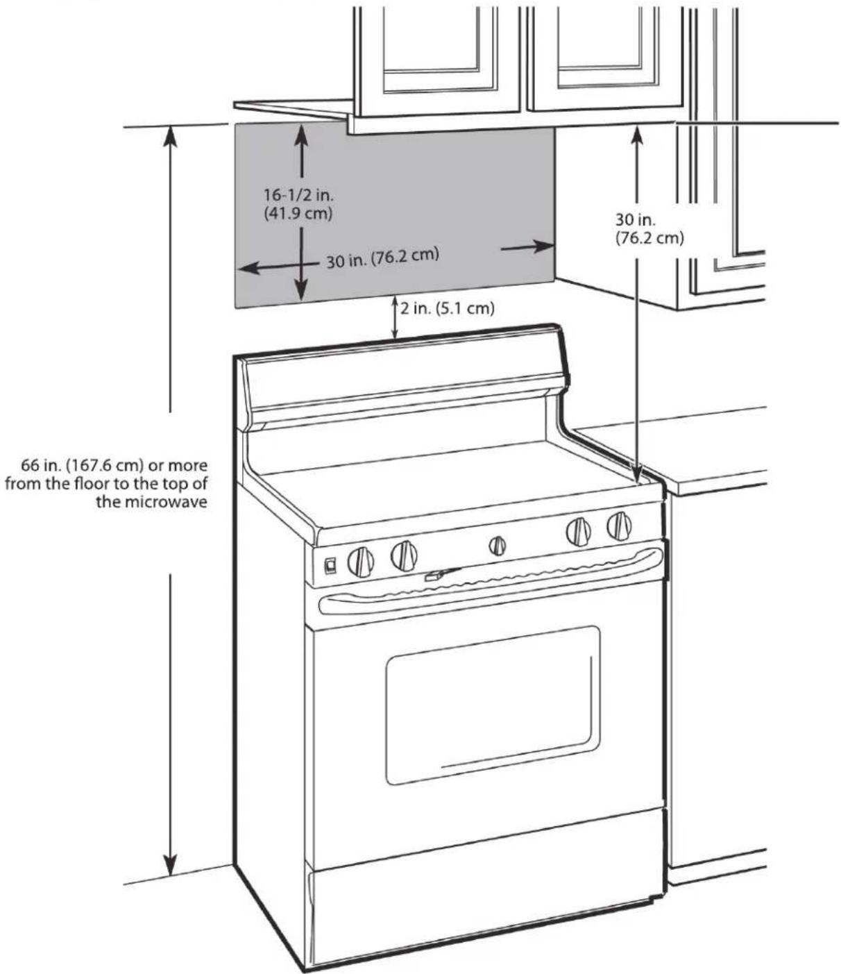 XO XOOTR30BS - Mounting requirements - 1