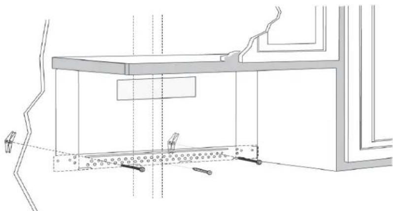 XO XOOTR30W - Step 5: Option B - Attach the mounting plate to the wall - 1