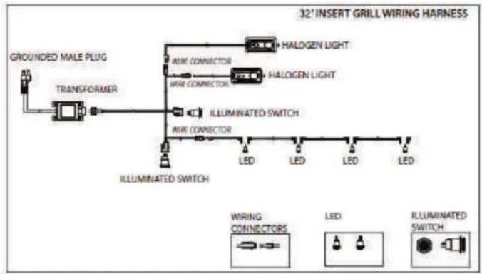 XO XOGRILL40XLTN - ELECTRICAL WIRING - 1
