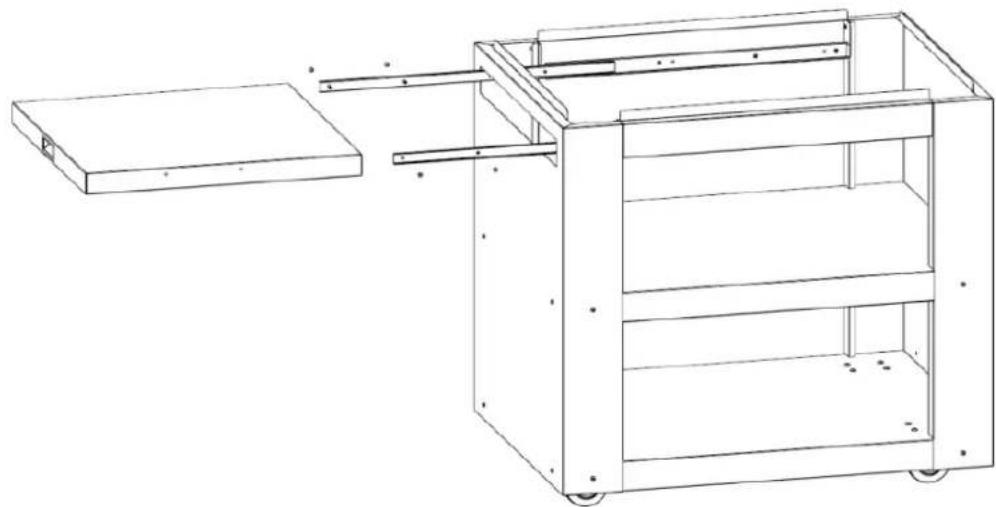 XO XOPIZZA4CA - INSTALL THE SLIDING SHELF - 1