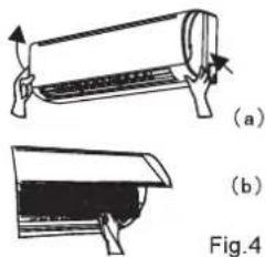 SAMSUNG AR12CYLBAWKNNA - Insert the air filter - 1