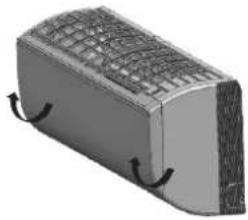 SAMSUNG AR18CY5BAWKXNA - GRILL DISASSEMBLY PROCESS - 1