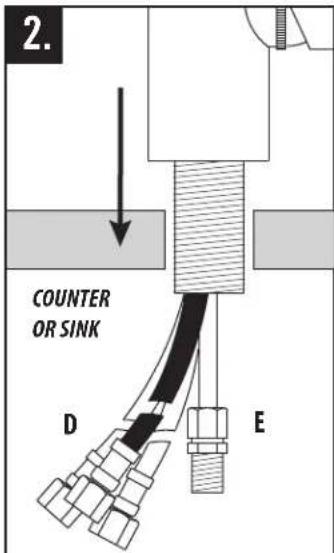 Waterstone 5900 - PULLDOWN FAUCET INSTALLATION - 2