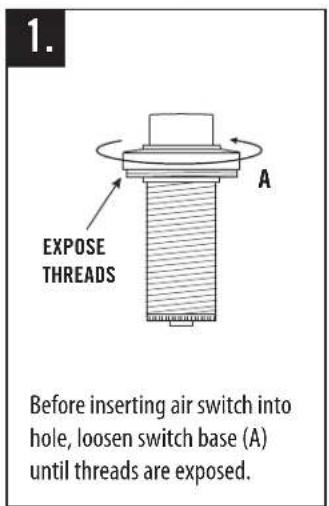 Waterstone 5900 - INSTALL AIR SWITCH (OPTIONAL) - 1