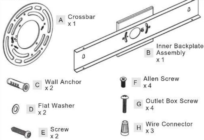 Quoizel Allison PCAI8524BN - Package Contents - 1