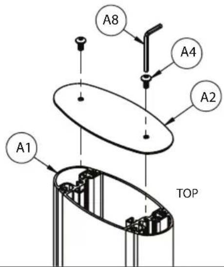 B-Tech BT8704 - ATTACH END CAP - 1