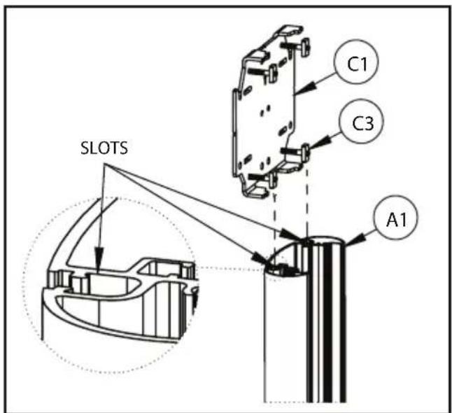 B-Tech BT8704 - ATTACH MOUNTING BRACKET TO COLUMN - 4