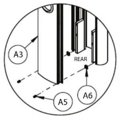 B-Tech BT8704 - OPTIONAL FIX REAR COVER TO COLUMN - 1