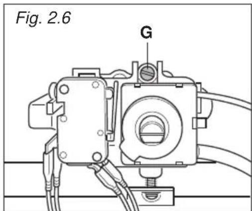 Elba Elementum E 5 XLX GE - ADJUSTMENT OF THE OVEN BURNER MINIMUM - 1