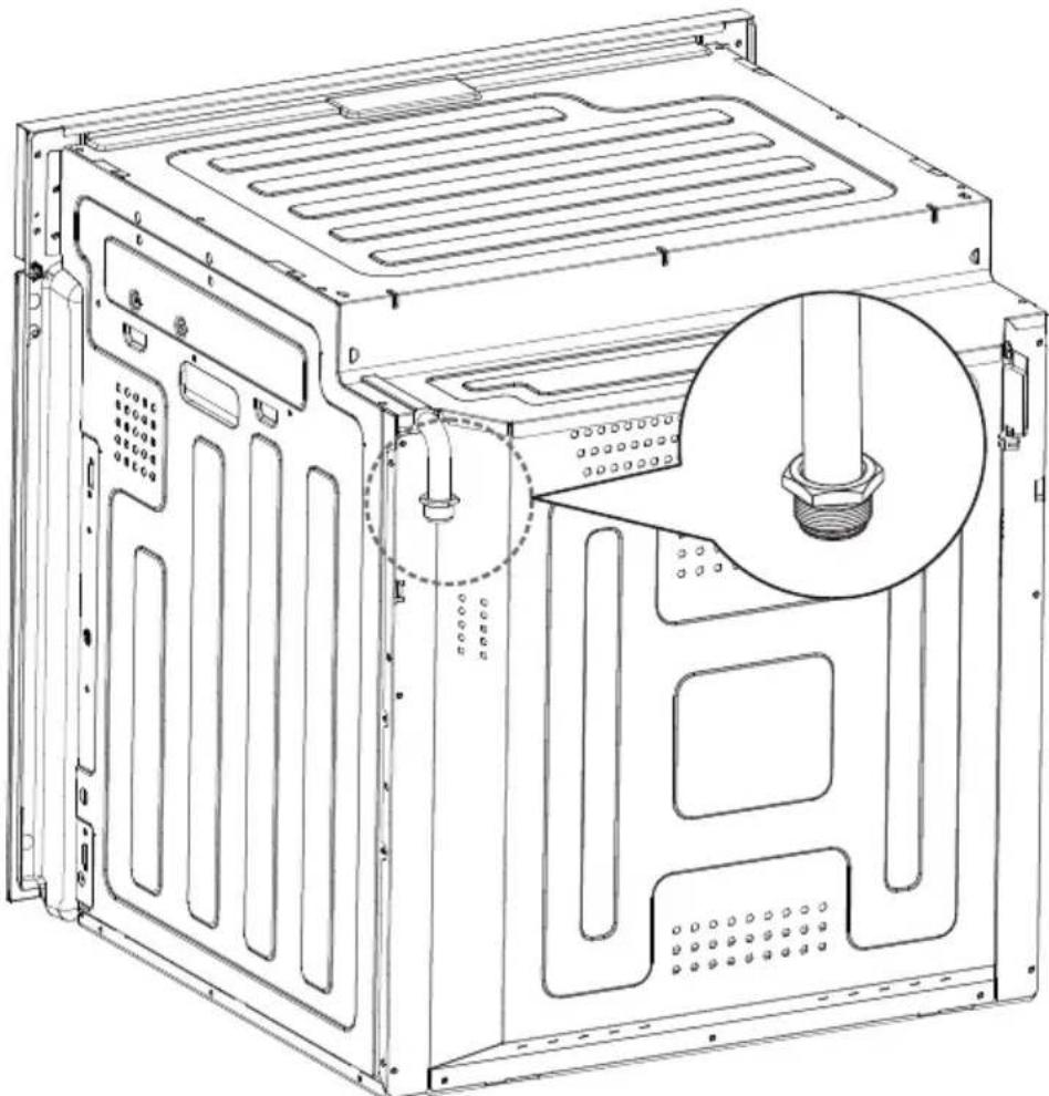 Elba Elementum E 5 XLX GE - CONNECTING TO THE GAS SUPPLY - 1