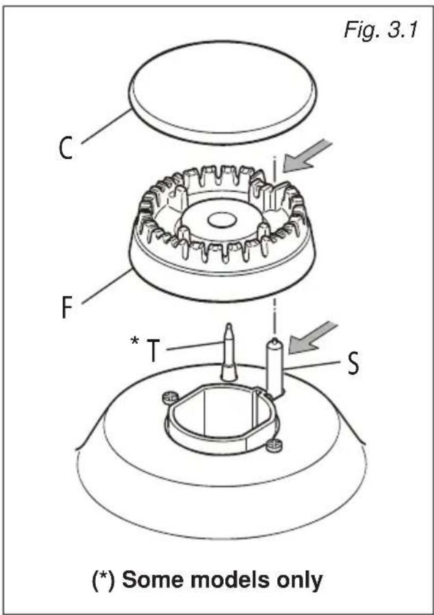 Elba Elementum ENF60-300 XD - CORRECT REPLACEMENT OF THE TRIPLE RING BURNER (models with triple-ring burner only) - 1