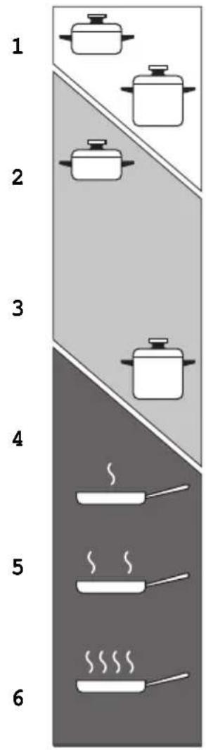 Elba Excellence EW 965 M - PROPER USE OF THE ELECTRIC HOTPLATE (fig. 3.9) - 2