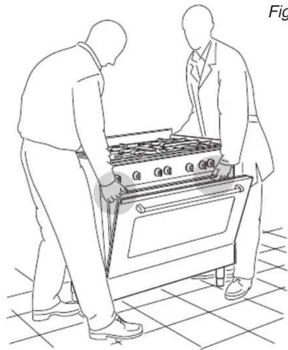 Elba Excellence EW 965 M - MOVING THE COOKER - 1