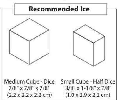 Scotsman IOD200 - ICE RECOMMENDED FOR DISPENSING - 1