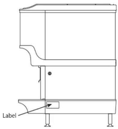 Scotsman IOD200 - Serial Number Location - 1