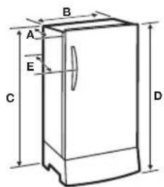 SAMSUNG RR19J2784UT - Selecting the best location for the Refrigerator - 2