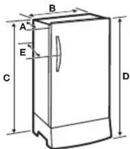 SAMSUNG RR19J2103SE - Selecting the best location for the Refrigerator - 2