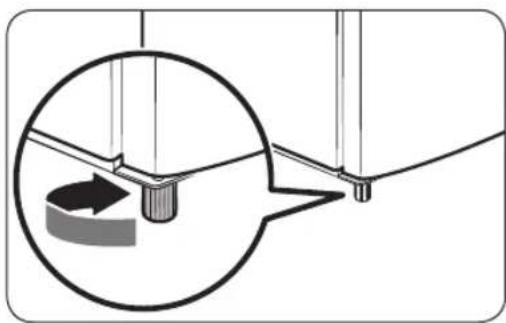 SAMSUNG RR20M282ZR2 - STEP 3 Adjust the levelling feet - 1