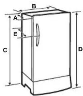 SAMSUNG RR21J2835RX - Selecting the best location for the Refrigerator - 2